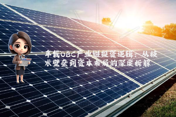 车载OBC产业链投资逻辑：从技术壁垒到资本布局的深度拆解