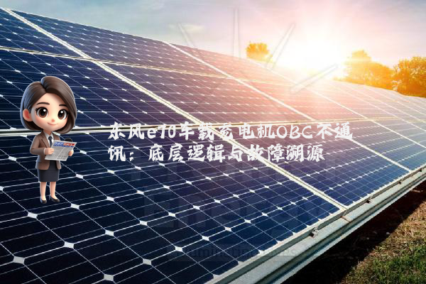 东风e70车载充电机OBC不通讯：底层逻辑与故障溯源