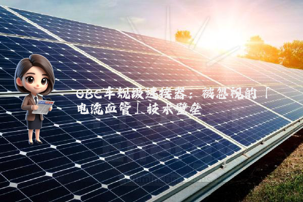 OBC车规级连接器：被忽视的「电流血管」技术壁垒