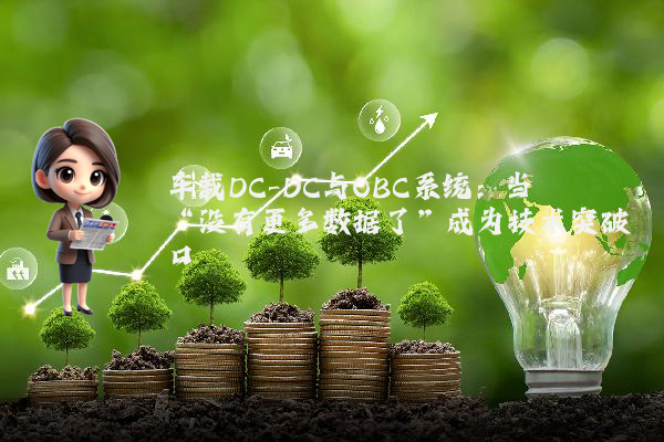 车载DC-DC与OBC系统：当“没有更多数据了”成为技术突破口