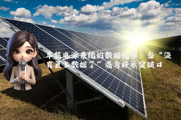 车载电源系统的数据边界：当“没有更多数据了”成为技术突破口