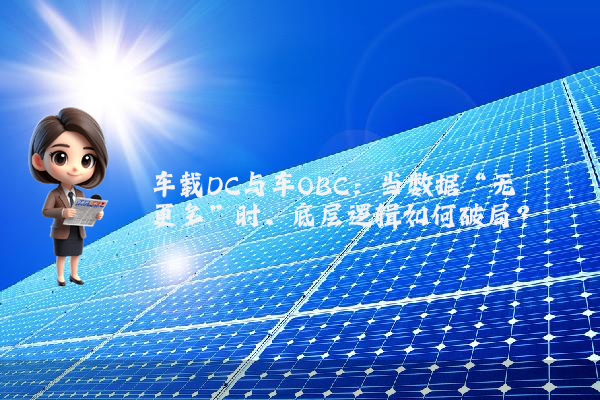 车载DC与车OBC：当数据“无更多”时，底层逻辑如何破局？