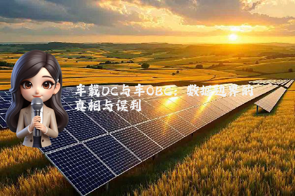 车载DC与车OBC：数据边界的真相与误判