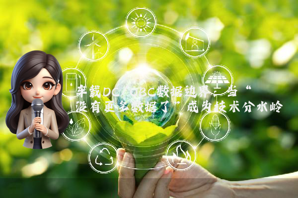 车载DC/OBC数据边界：当“没有更多数据了”成为技术分水岭